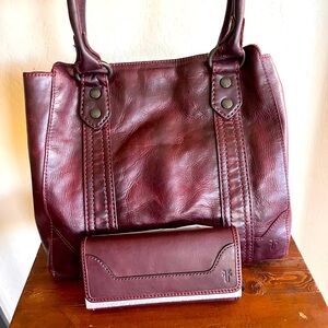 Frye Melissa tote w/ wallet